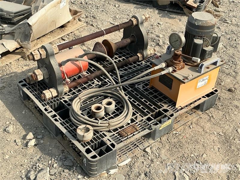 DELEXI 100T Portable Hydraulic Track Pin Press (Un Drugi deli