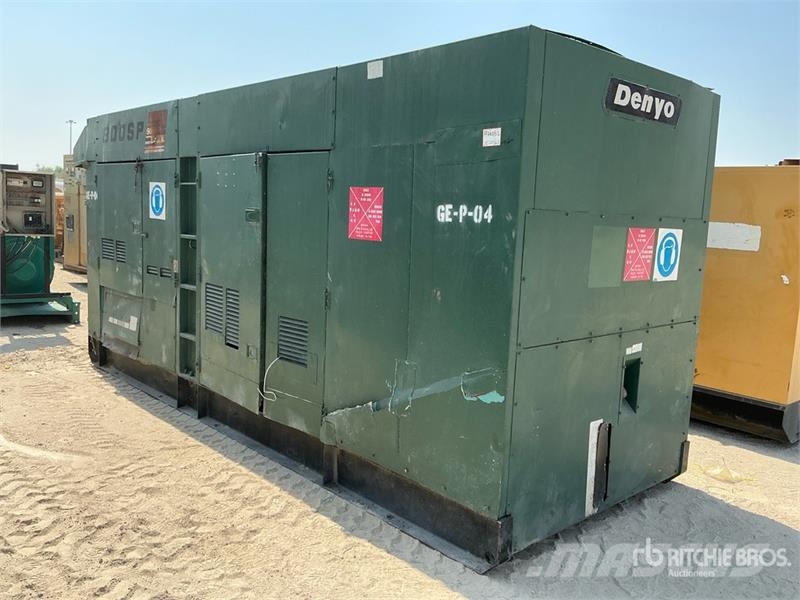 Denyo DCA-800SPK 800 kVA Skid-Mounted Generator Set Diesel Generatorer