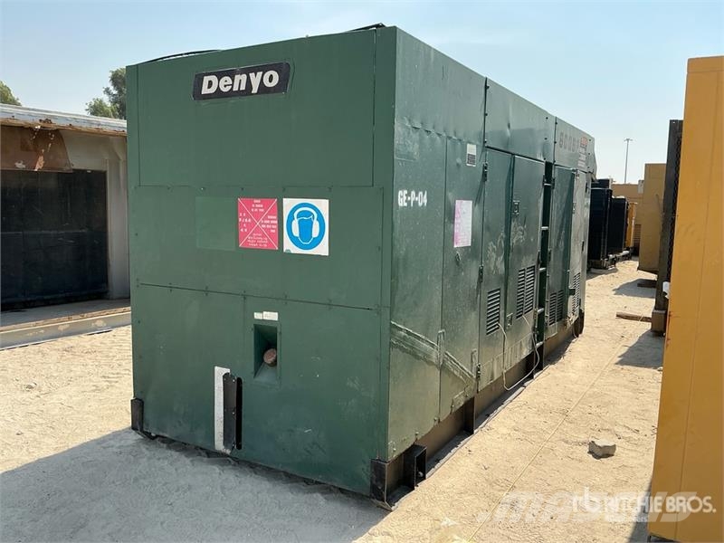 Denyo DCA-800SPK 800 kVA Skid-Mounted Generator Set Diesel Generatorer
