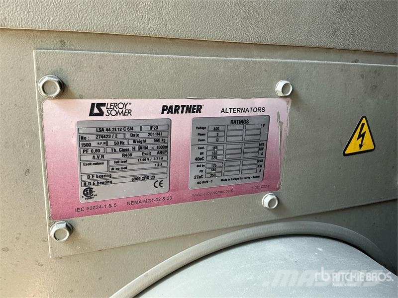Doosan G160 160 kVA Skid-Mounted Generator Set Diiselgeneraatorid