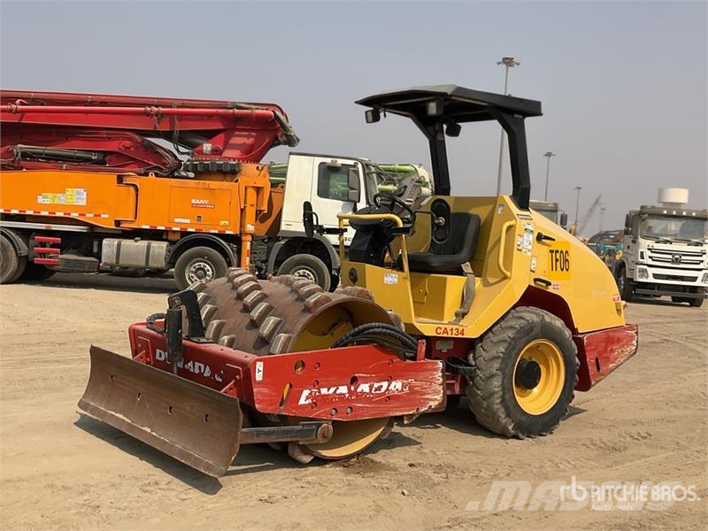 Dynapac CA134PD Padfoot Drum Compactor مداحل أحادية الأسطوانة