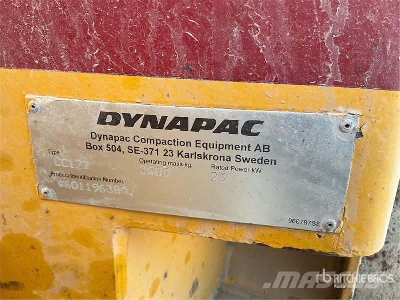Dynapac CC122 Double Drum Roller (Inoperable) Tandemrullid