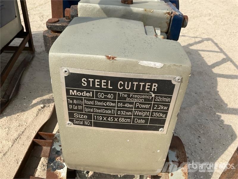 Electric Bar Cutter w/ Bar Bender (Unused) Ostale komponente