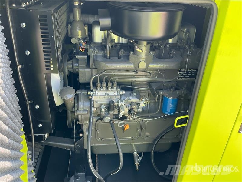  Elektra EL80 80 kVA Skid-Mounted Generator Set (Un مولدات ديزل