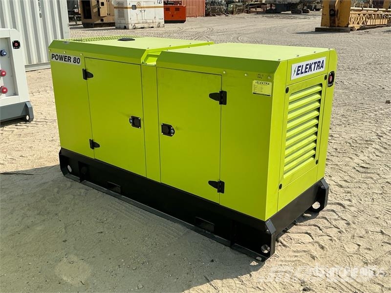  Elektra EL80 80 kVA Skid-Mounted Generator Set (Un مولدات ديزل