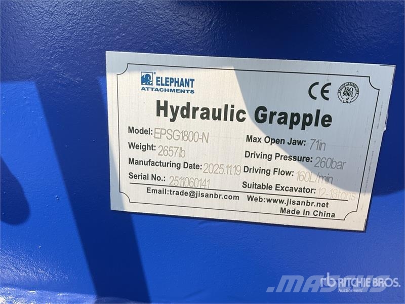Elephant EPSG1800-N Hydraulic Rotating Excavator G Grabilice