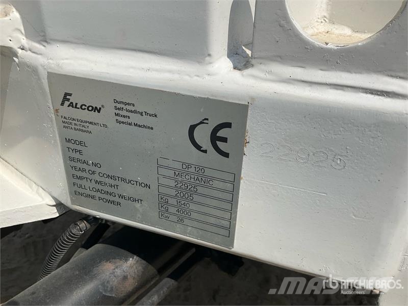 Falcon DP120 4x4 Dumper Dumpers εργοταξίου