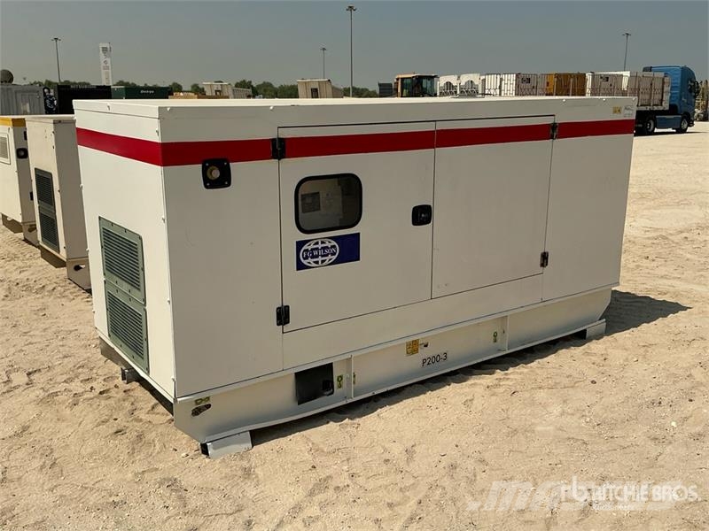 FG Wilson P150-5 150 kVA Skid-Mounted Generator Set Dízel áramfejlesztők