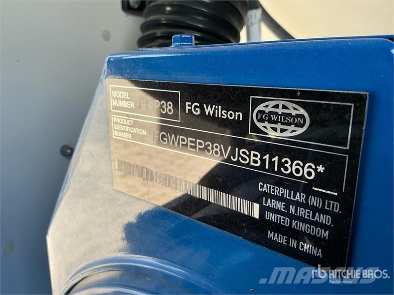 FG Wilson P50-5 56.3 kVA Skid-Mounted Generator Set Dízel áramfejlesztők