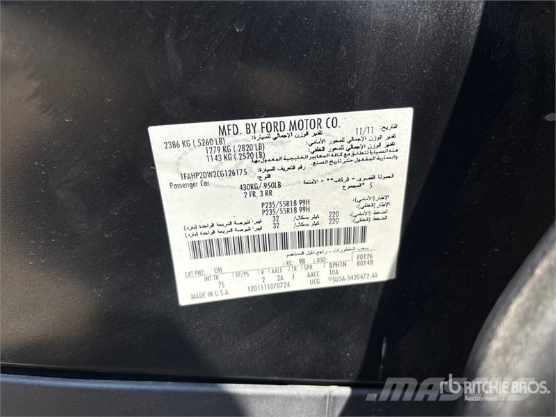 Ford Taurus Automobile سيارات