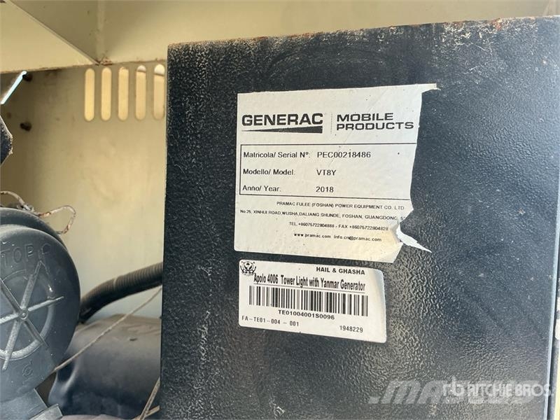 Generac VT8Y Light Tower أبراج خفيفة