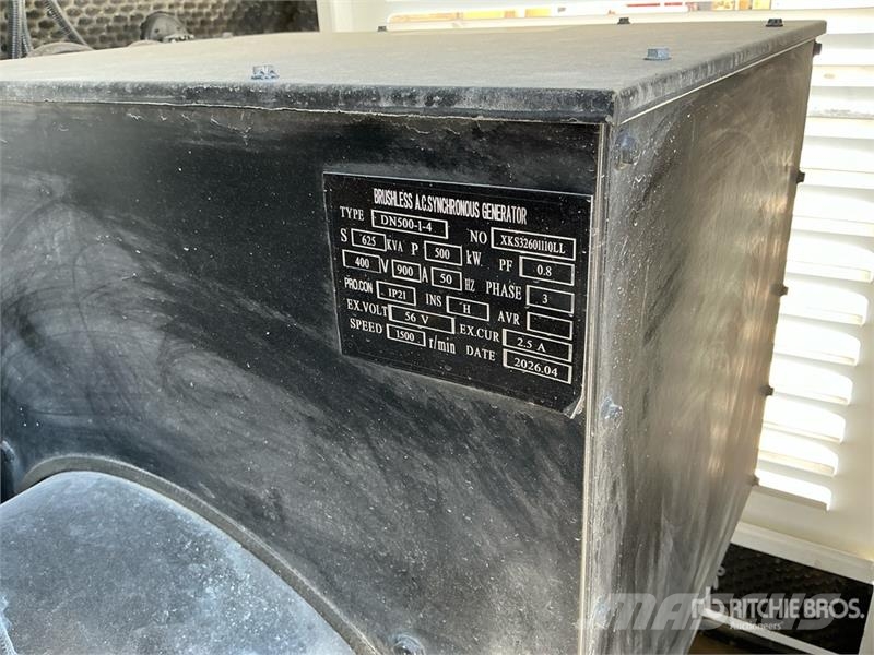 Giga Power LT-W500GF 625 kVA Skid-Mounted Generator Set Dízel áramfejlesztők