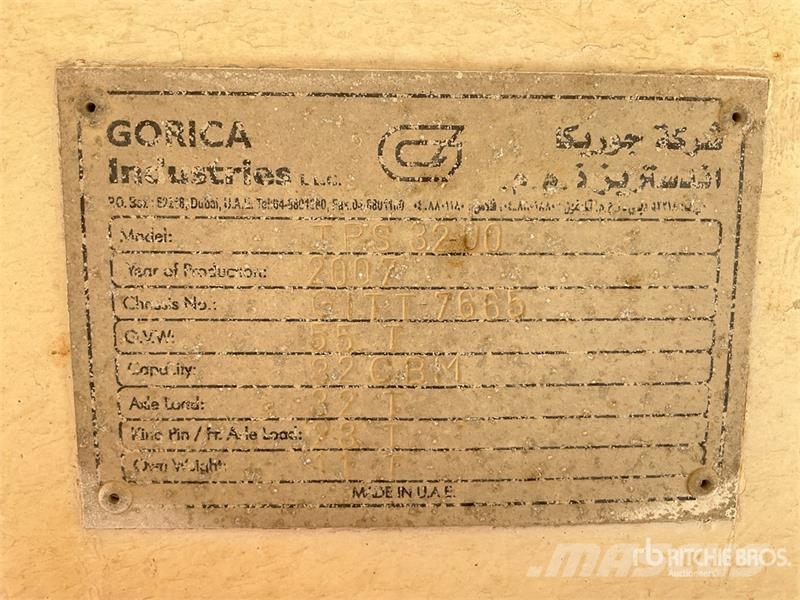Gorica 2S End Dump Trailer Remorque benne