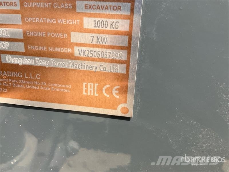 Granit G1000 Mini Excavator (Unused) Miniekskavaatorid < 7 t