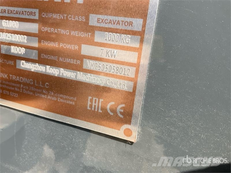 Granit G1000 Mini Excavator (Unused) Miniekskavaatorid < 7 t
