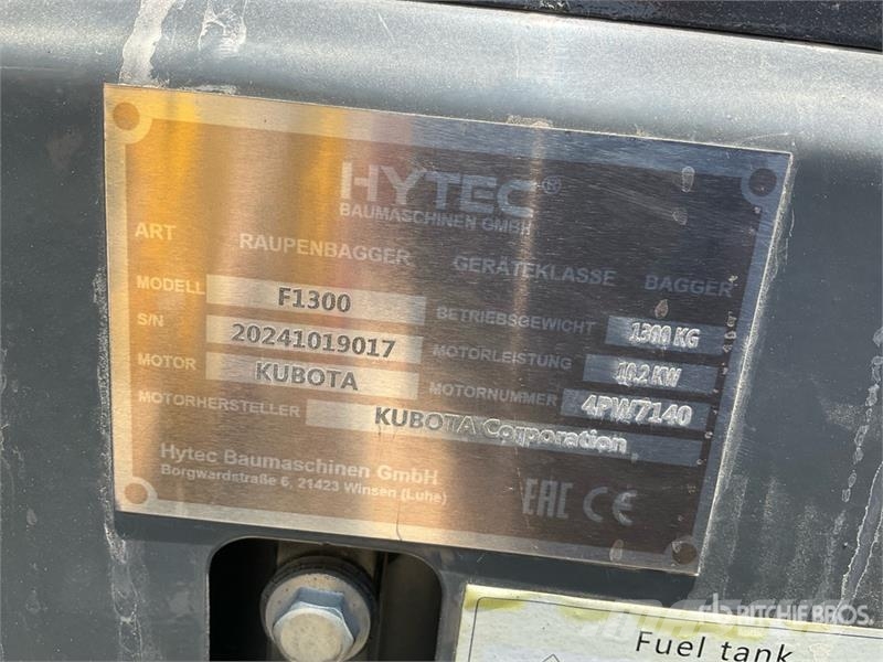 Hytec F1300 Mini Excavator (Unused) Εκσκαφάκι (διαβολάκι) < 7t