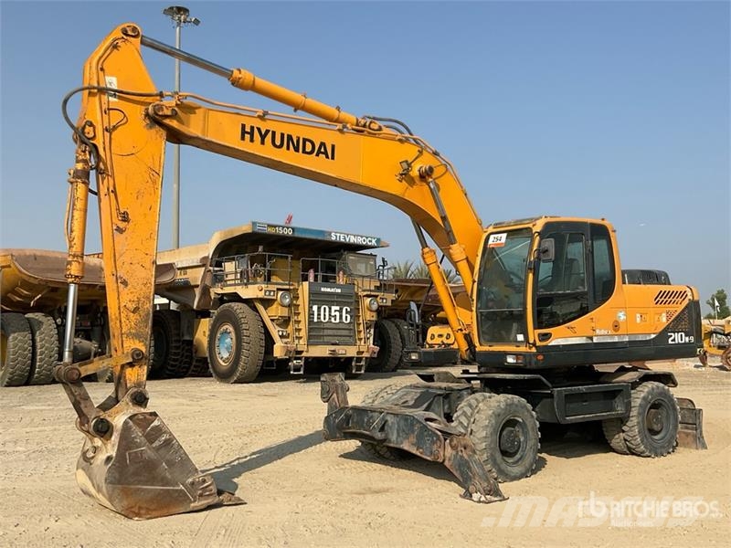 Hyundai R210W-9S Wheel Excavator Bageri na kotačima