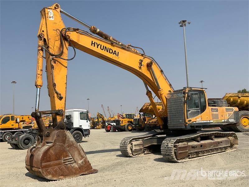 Hyundai Robex 480LC Tracked Excavator حفارات زحافة