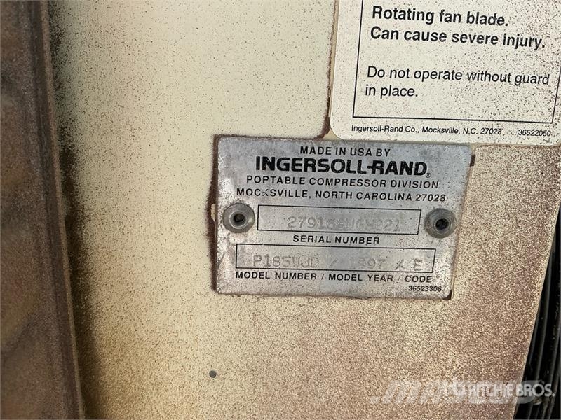 Ingersoll Rand P185WJD Mobile Air Compressor Compressori
