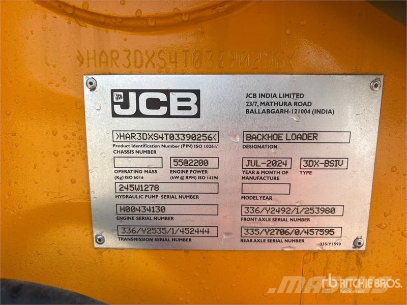 JCB 3DX Kaivurikuormaajat