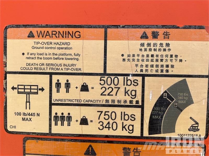 JLG 860SJ 4WD Diesel Telescopic Boom Lift Teleszkópos emelők