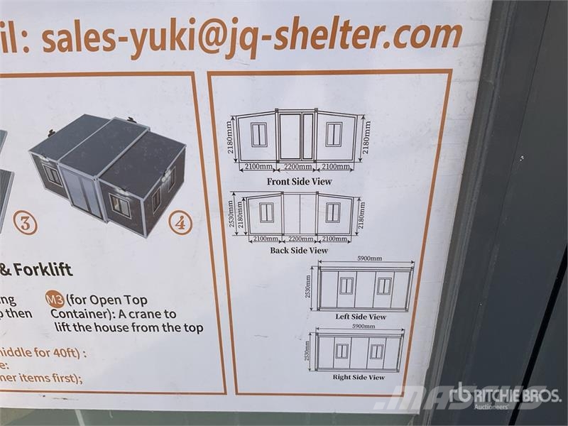  JQ SHELTER 2120 Expandable Container House (Unused مقطورات أخرى
