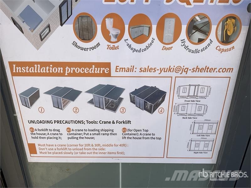  JQ SHELTER 2120 Expandable Container House (Unused مقطورات أخرى