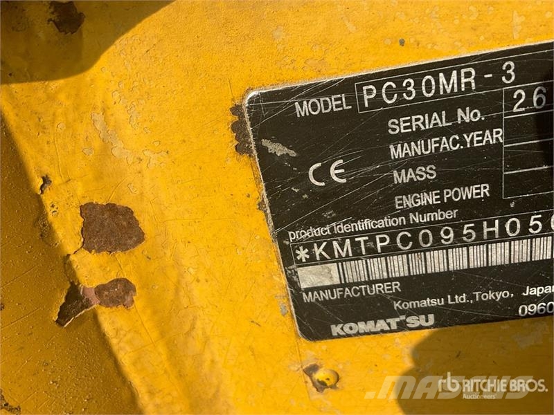 Komatsu Mini Excavator Miniekskavaatorid < 7 t