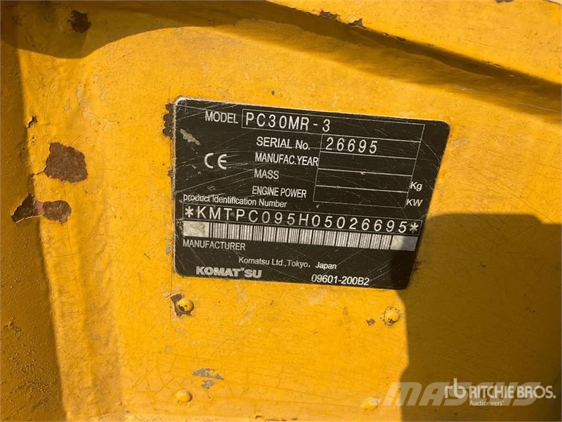 Komatsu Mini Excavator Miniekskavaatorid < 7 t