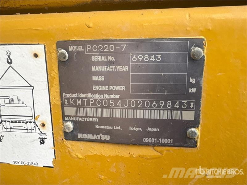 Komatsu PC220-7 履带挖掘机
