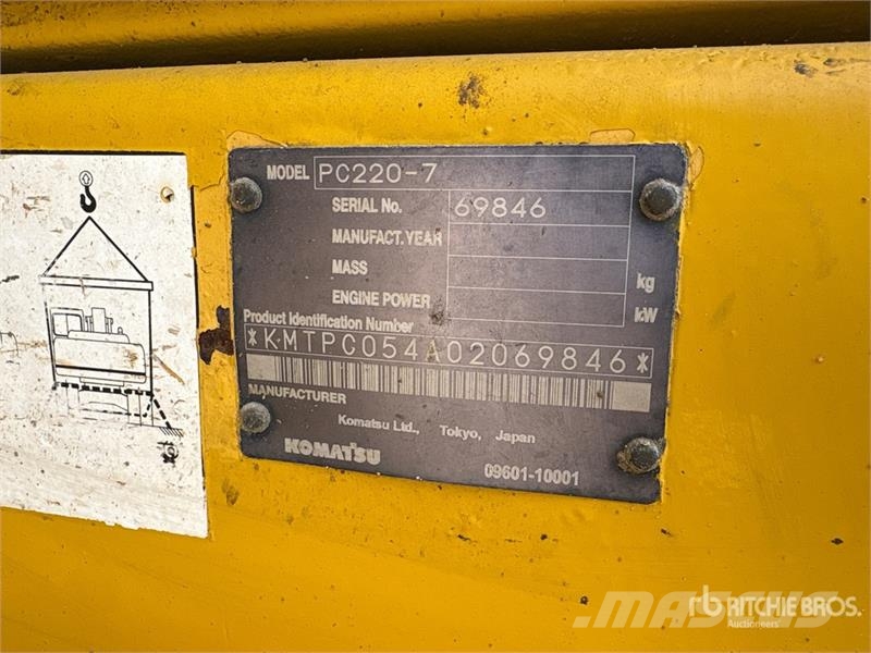 Komatsu PC220-7 履带挖掘机
