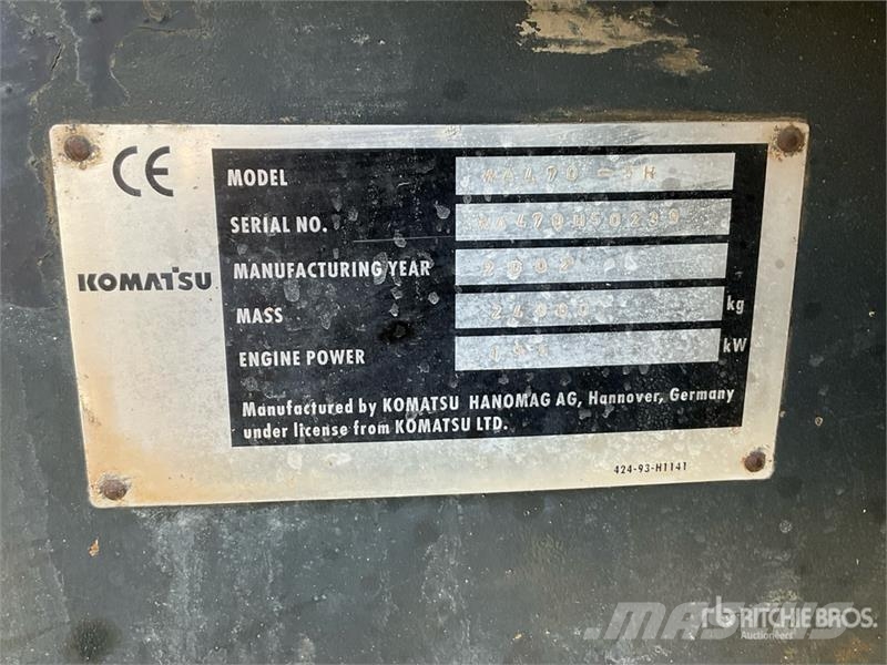 Komatsu WA470-5 لوادر بعجل