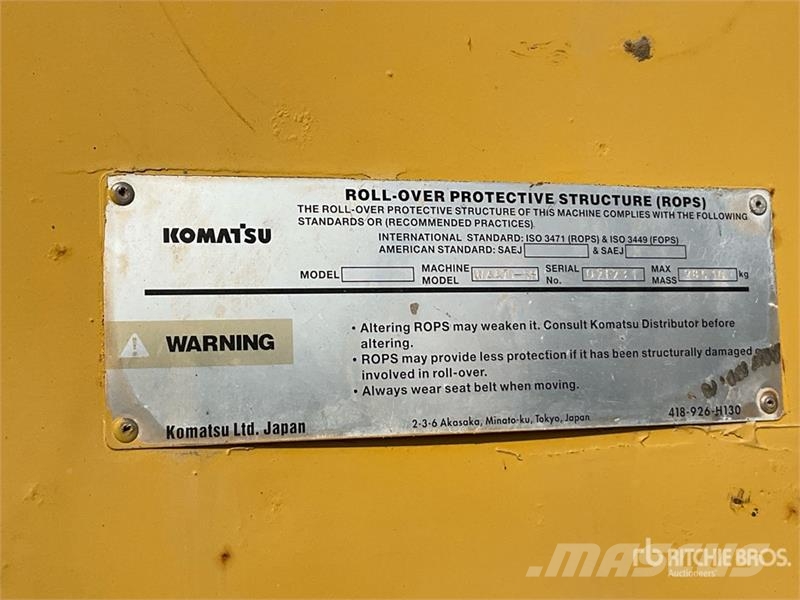 Komatsu WA470-5 لوادر بعجل