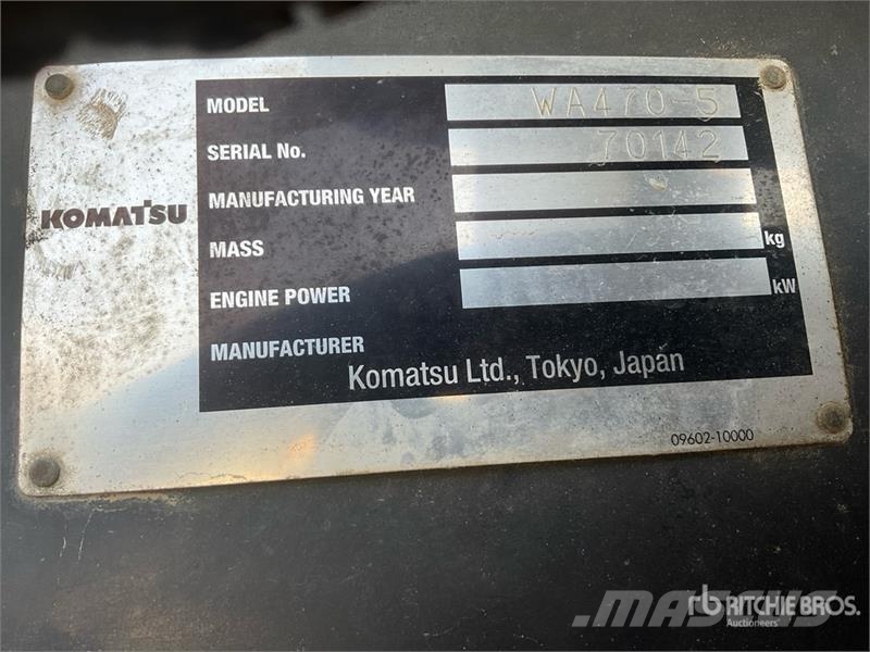 Komatsu WA470-5 Wheel Loader Utovarivači na kotačima