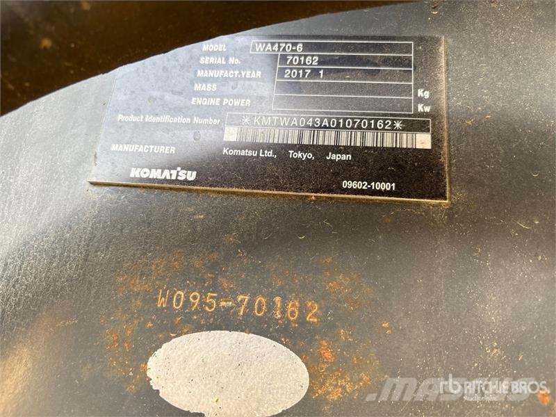 Komatsu WA470-6 Wheel Loader Utovarivači na kotačima