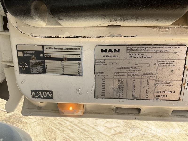 MAN 26.463 6x4 T/A Sleeper Truck Tractor وحدات الجر
