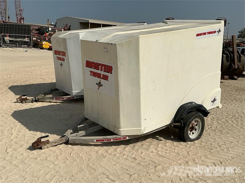 Master Trailer 2.2 m S/A Quantity of (2) Tow Behind Cargo Gesloten opbouw trailers