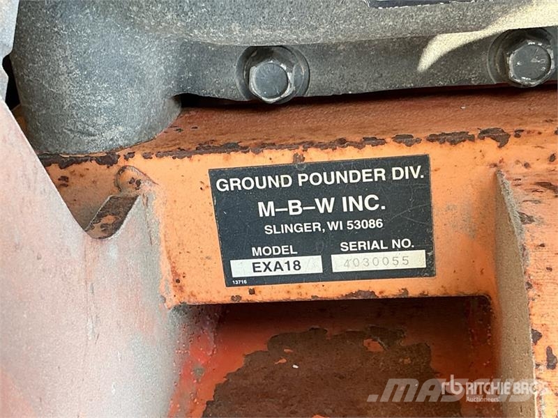 MBW EXA18 Excavator Compaction Wheel - Fits 15 - 25 to مكونات أخرى