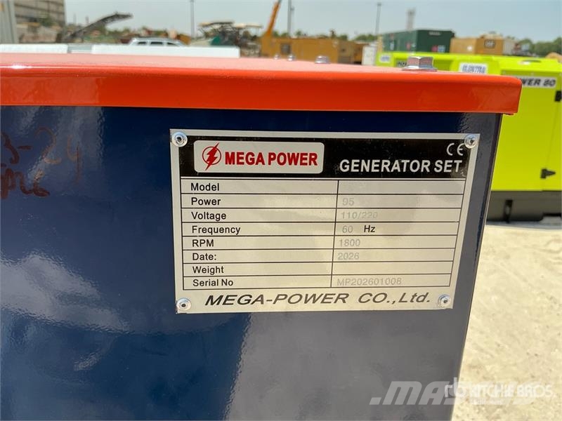 Mega Power MP95 95 kVA Skid-Mounted Generator Set (Unus Geradores Diesel