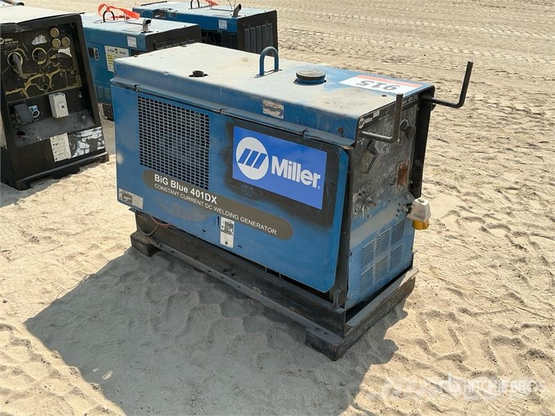 Miller Big Blue 401DX Skid-Mounted Engine Driven Welder ( ماكينات لحام