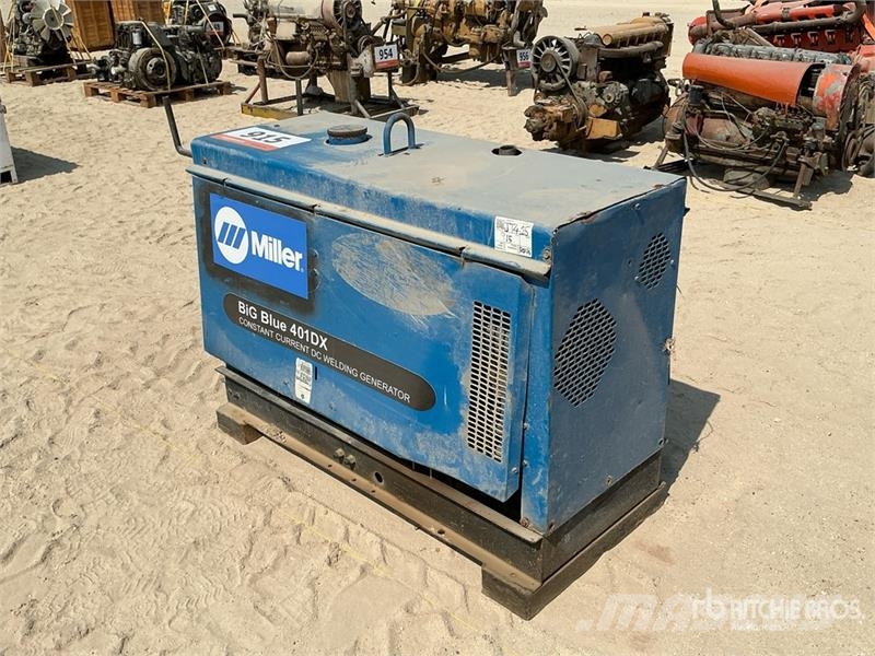 Miller Big Blue 401DX Skid-Mounted Engine Driven Welder ( ماكينات لحام