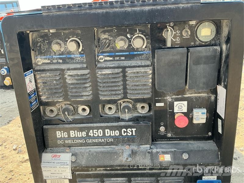 Miller Big Blue 450 Skid-Mounted Engine Driven Welder Varilni instrumenti
