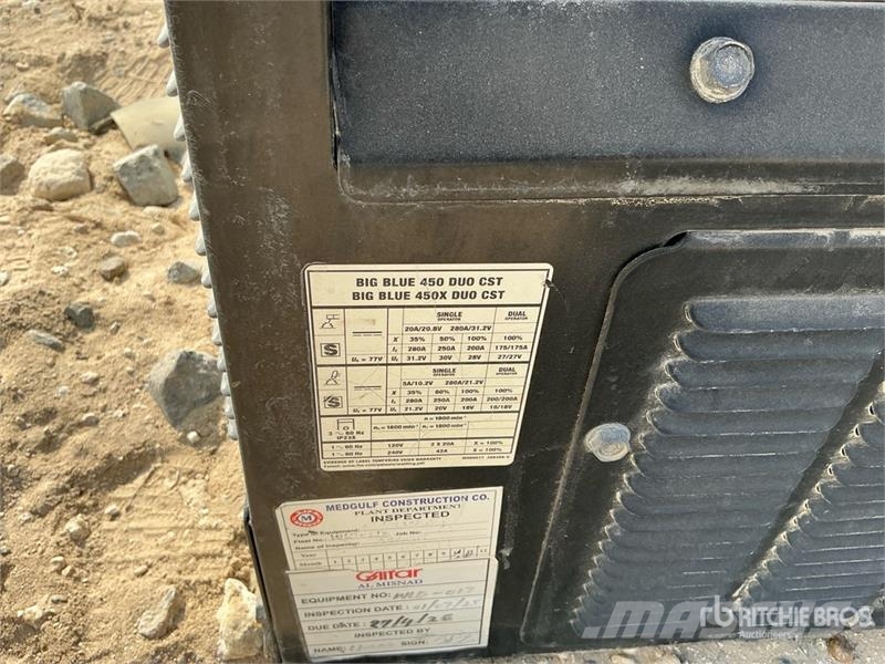Miller Big Blue 450 Skid-Mounted Engine Driven Welder Varilni instrumenti