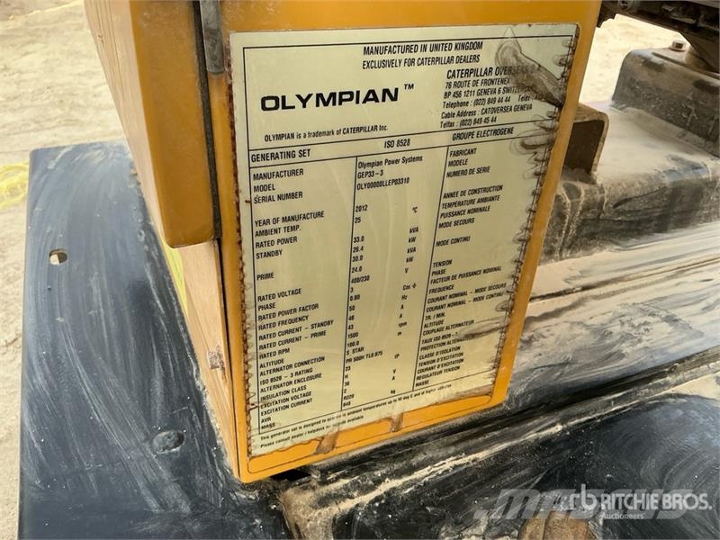 Olympian GEP33-3 33 kVA Skid-Mounted Generator Set Generatori diesel