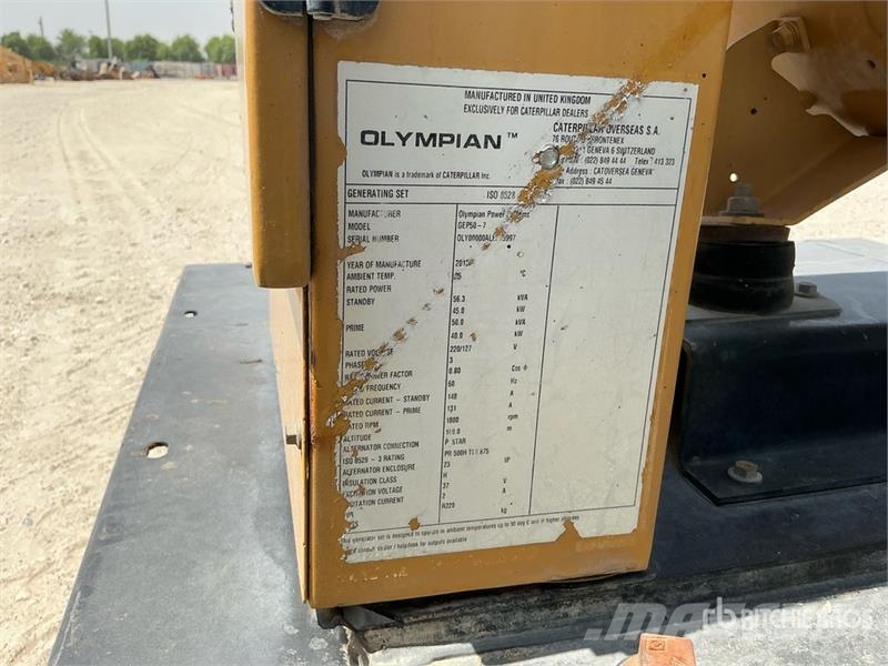 Olympian GEP50-7 56 kVA Skid-Mounted Generator Set Diesel Generatorer