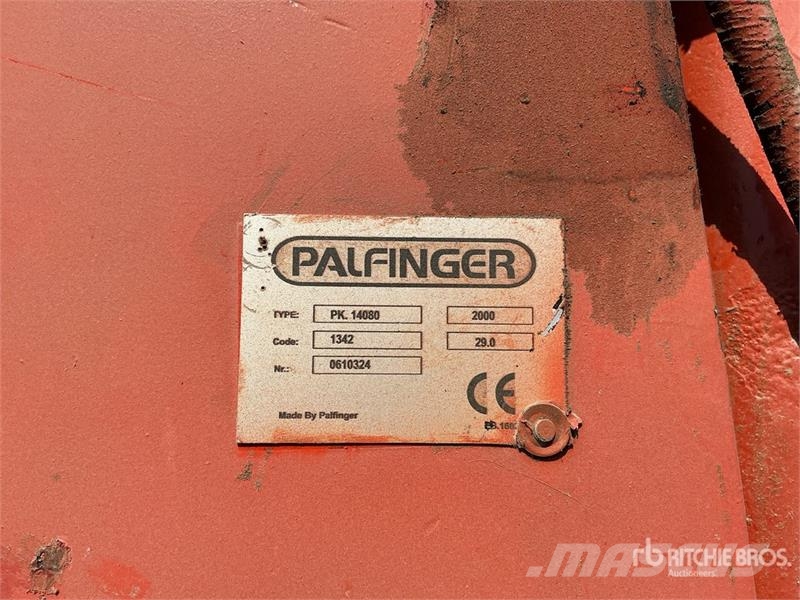 Palfinger Pk-14080 Hydraulic Knuckle Boom Crane أجزاء ومعدات رافعات