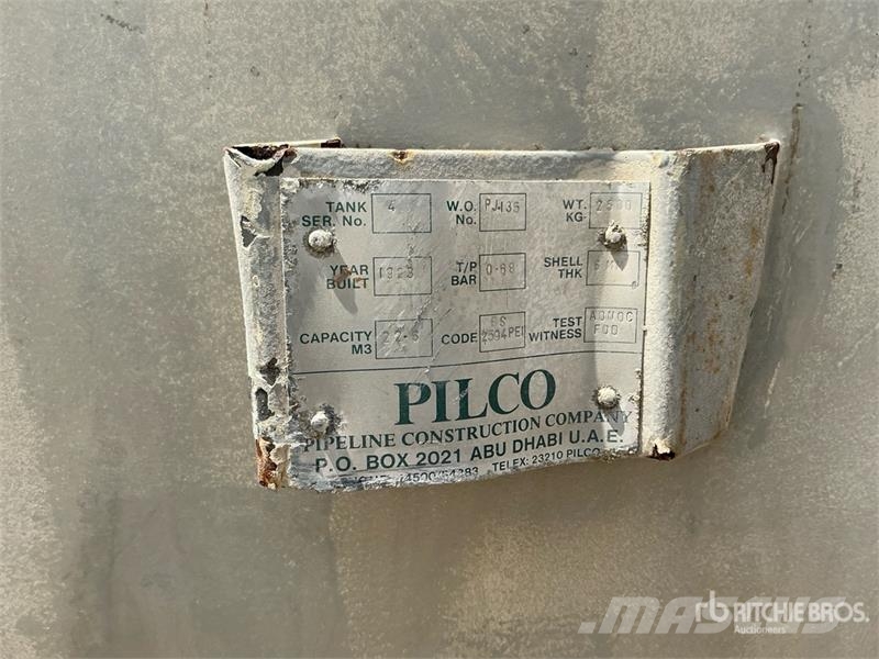 Pilco 24000 L Skid Mounted Diesel Tank صهاريج الوقود والصهاريج الإضافية