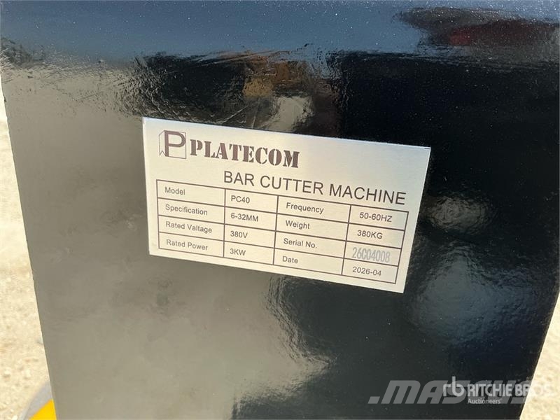  Platcom PC40 Electric Bar Cutter (Unused) معدات البناء - غير ذلك