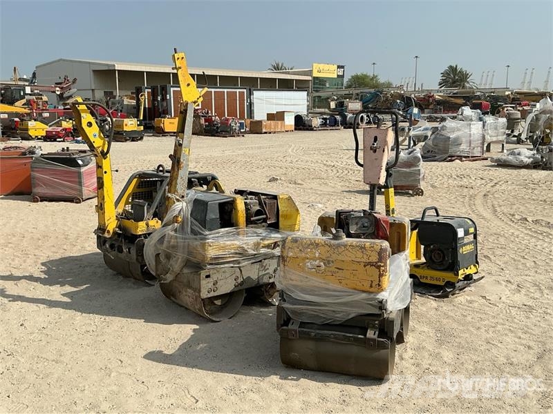  Plate Compactor w/ Walk Behind Roller مداحل متنوعة