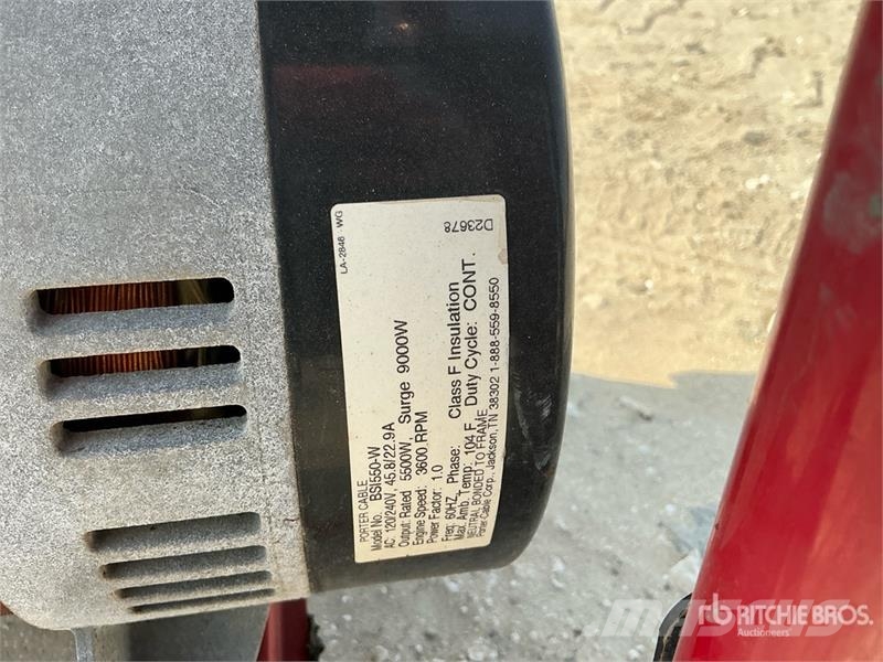  Porter Cable 5.5 kVA Mobile Generator Set (Inopera مولدات ديزل